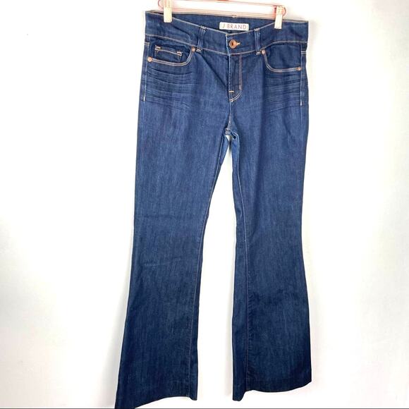J Brand | Bell Bottom Jeans Dark Wash 30 - Picture 1 of 12